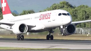 ✈️Airbus A220 Swiss TakeOff