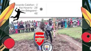 Fans Arsenal full senyum, fans Man City langsung offline.