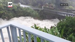 Hawaii hit with torrential rain as Hurricane Lala weakens to Tropical Storm