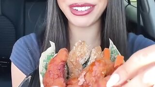 She Just Found Her New Favorite Wings! 🔥🍗