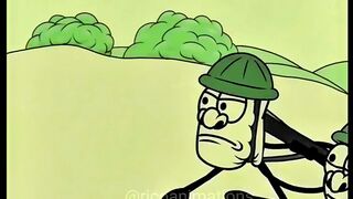Funny fire fighter