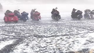 Hailstorm hits during Sturgis