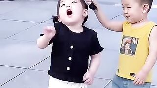 姨姨们我带着弟弟们给大家献丑了