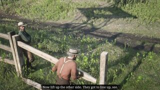 Red Dead Redemption 2 ,John Marston Ability to catch a buffalo scene.