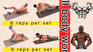 GYM motivation full body workout best home exercise
