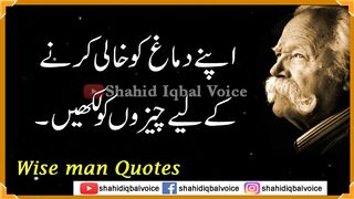 1 aqal mand admi ki 25 batain I Wise Man 25 Sayings I Urdu Quotes I Wise Man Quotes
