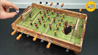 Restoration Table football 1920s-Mini Soccer Game
