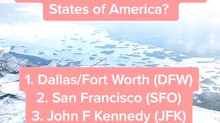 Largest airpot airport in the United States