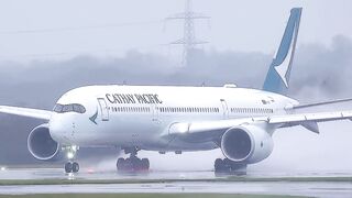 ✈️Airbus A350 Cathay Pacific Departure TakeOff