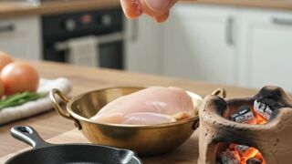Miniature Chicken Burger 🍔 | Tiny Food ASMR | Ultra Realistic 8K Macro Cooking