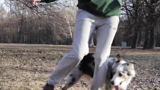 Cat - woman playing with her dog | funny | Cutex | Cutek | Catsan | Ketchup | Mad Mabel | Viral