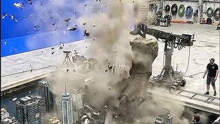 Giant Monster Stomps Mini City! 🦖🏙️