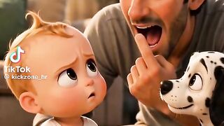 Papa & baby loves video