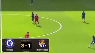 Chelsea sukses menundukkan Real Sociedad  dengan skor 3-1