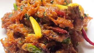 Spicy Dry Bombay Duck Stir-fry (Loitta Shutki Bhuna)