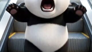 Baby panda funny