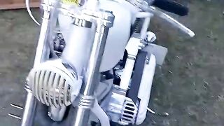 Insane Custom Chopper Details