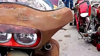 Wild Custom Bikes On The Street