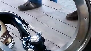 Hubless Wheel Custom Bike