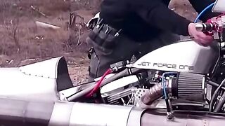 Jet Powered Motorcycle