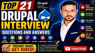 Drupal Interview Questions and Answers 🌐 | CMS & PHP Interview Tips
