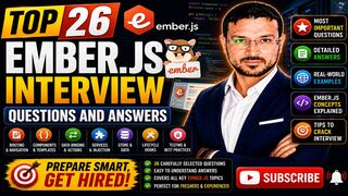 Ember.js Interview Questions and Answers⚡| JavaScript Interview Tips