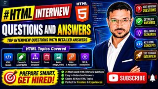 HTML Interview Questions and Answers 💻 | HTML5  Interview Tips