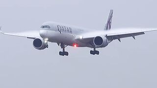 ✈️Airbus A350 Qatar Airways | Smoothest Landing