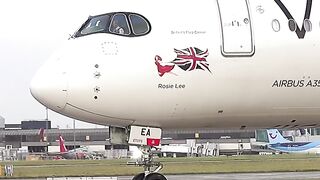 ✈️Airbus A350 Virgin Atlantic | TAKEOFF