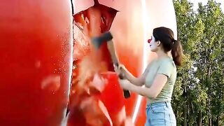 I Built a House Using Tomatoes! 🏠😱 | Amazing Tomato House