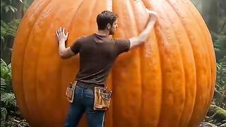 🎃 I Built an Amazing House Using a Giant Pumpkin! 🏠😱