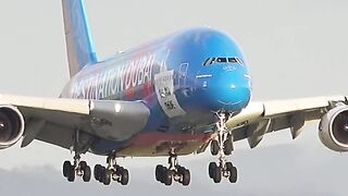 ✈️Airbus A380 Destination Dubai Livery | Butter Landing