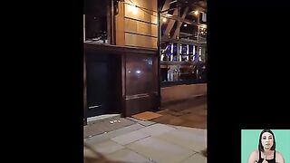 Walking tour on the streets of Manchester City p02