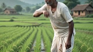 Village Life 🌾 | Traditional Indian Farming | Beautiful Rural Scene #Shorts