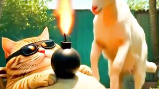 He’s completely unbothered! 🕶️🔥