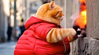 "Mission Impawsible: Orange Cat Edition 💣🔥"