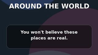 Strange Things That Really Exist Around the World.