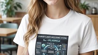 AI Climate Intelligence System Performance Sports Unisex T-shirt.