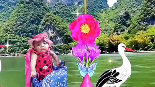 Choto bacha der Nauka Koto Sundar video Dekhen