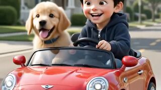 😂 Puppy Took Over the Car! 🐶🚗 The Funniest Ride Ever!