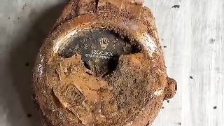 Satisfying Restoration of a Heavily Rusted Luxury Rolex Watch | Step-by-Step ASMR