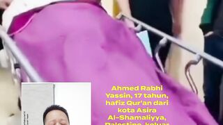 Subhanallah, even while unconscious, still reciting verses of the Qur'an