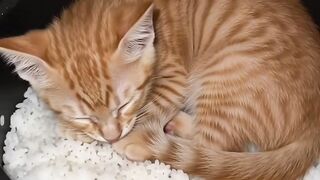 Full Tummy, Sleepy Kitty
