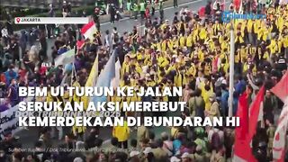 "Get Ready! BEM UI Stages 'Reclaiming Independence' Protest at Bundaran HI, Demanding 8 Key Points from Prabowo