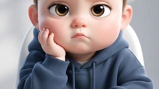 Kuch logon ka dimagh body ka weight barhata hai🤣#aibaby #cutebaby #shortvideo #ai #aibaby #animation