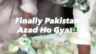 Finally got Freedom Pakistan zindabad