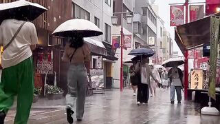 Japan Rain Walk POV