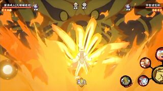 Gameplay of the Android Naruto Mobile Fighter game