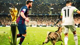 Messi 🐐 vs Ronaldo 🐐 Funny World Cup Chase 😂⚽ Epic Football Meme #Shorts.mp4