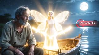 Title: An Angel Appears on the Moonlit River ✨🌙 | A Magical Night